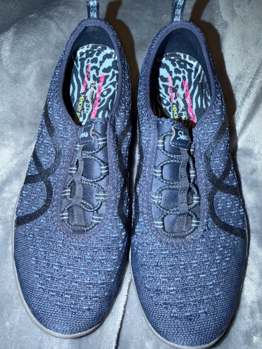 Skechers Women's 8.5 Relaxed Fit Air Cooled Memory Foam Slip On Shoes